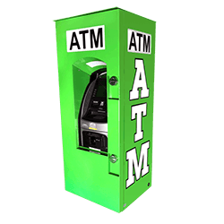 Outdoor Universal ATM Security Enclosure with Integrated Topper